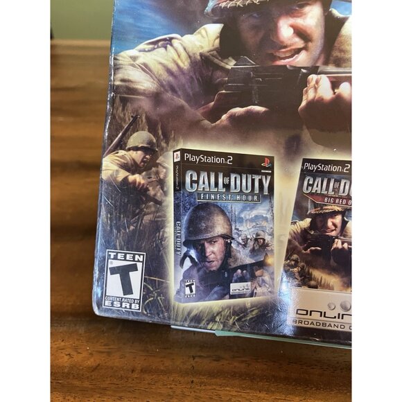 PS2 Call of Duty Legacy Activision 2007 (Finest Hour & Big Red One) NEW/SEALED - Picture 5 of 16
